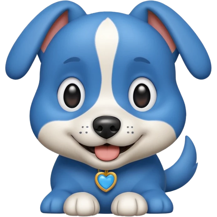 Bluey the dog emoji