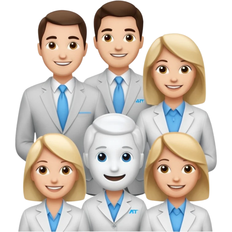 AT&T sales reps all white  emoji