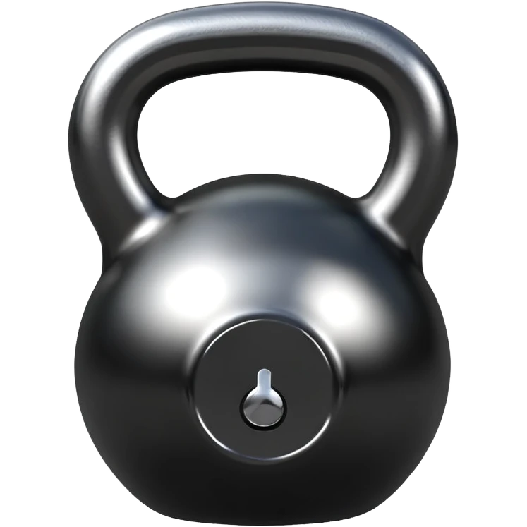 kettlebell with shine effect emoji