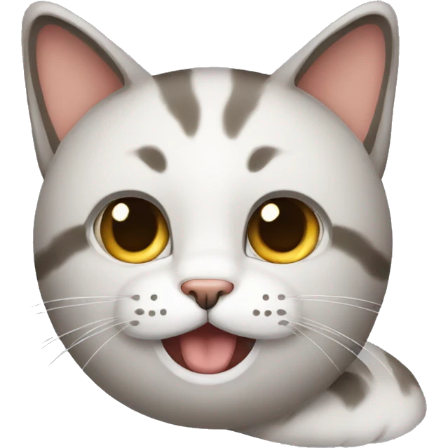 Cat saying take care emoji