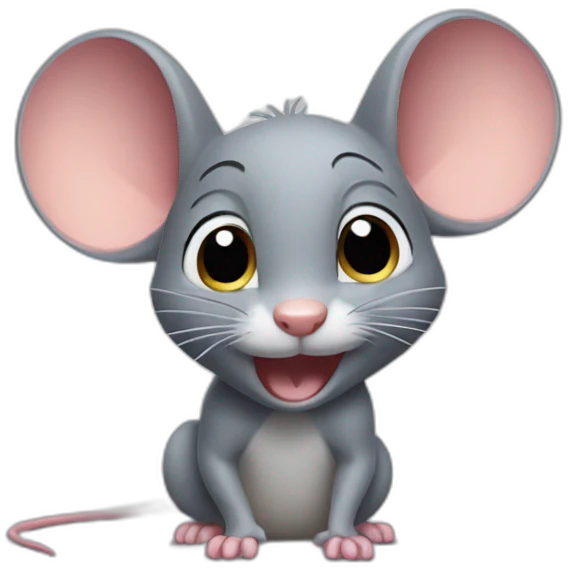 Little mouse looks like a pixar character  emoji