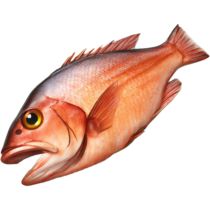 grilled red snapper emoji