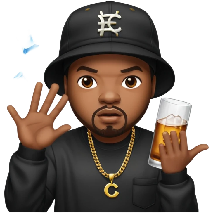 Ice cube rapper emoji