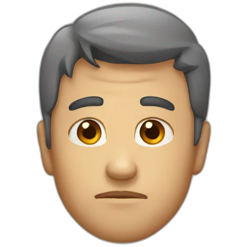 looking down emoji