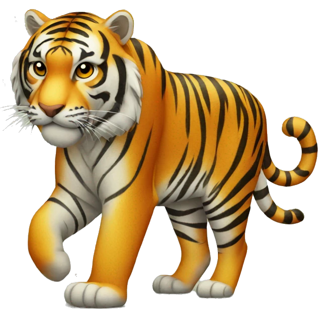 tiger walking emoji
