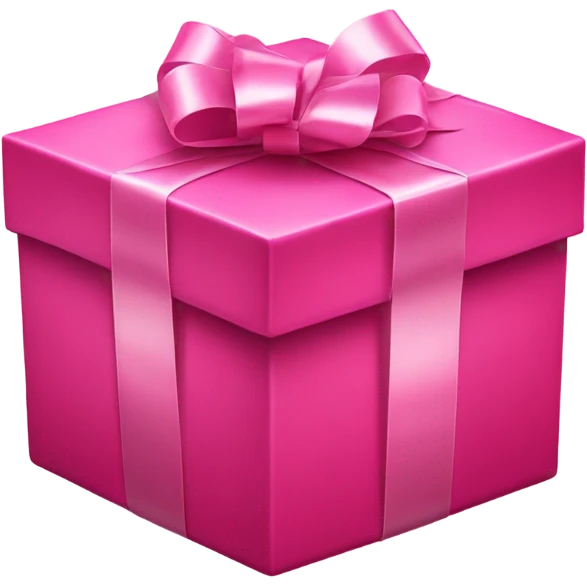 Pink present emoji
