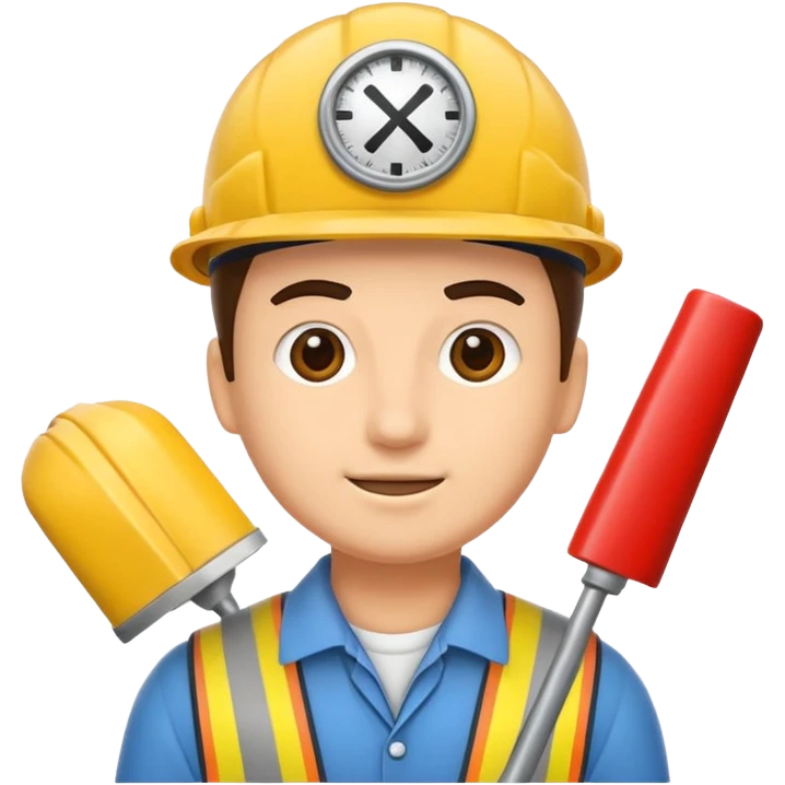 mach mir einen bauarbeiter emoji