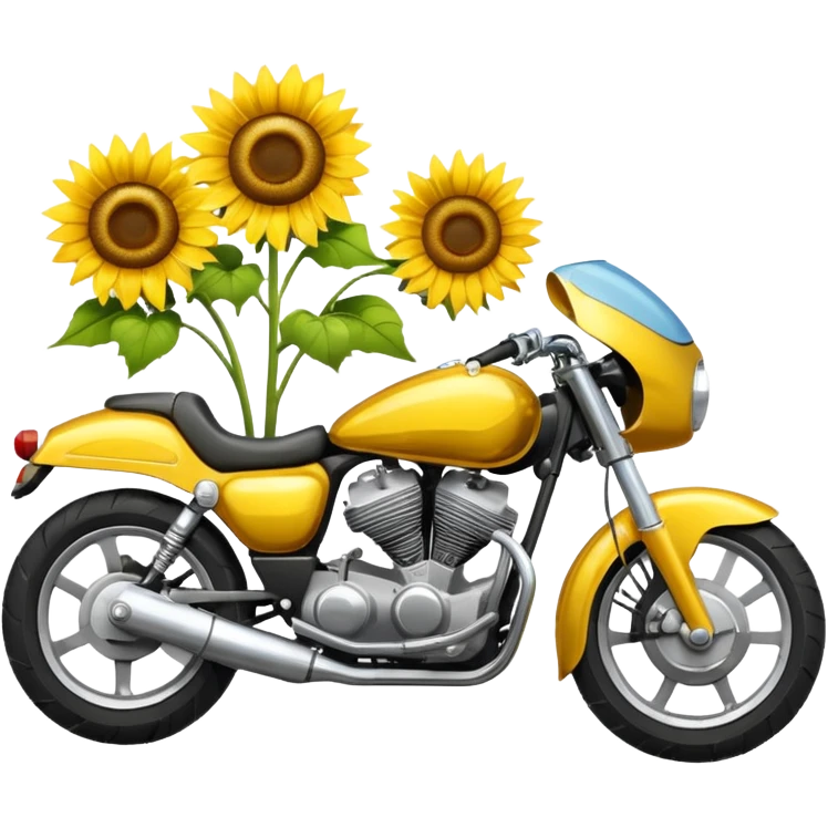 🌻🏍️ emoji