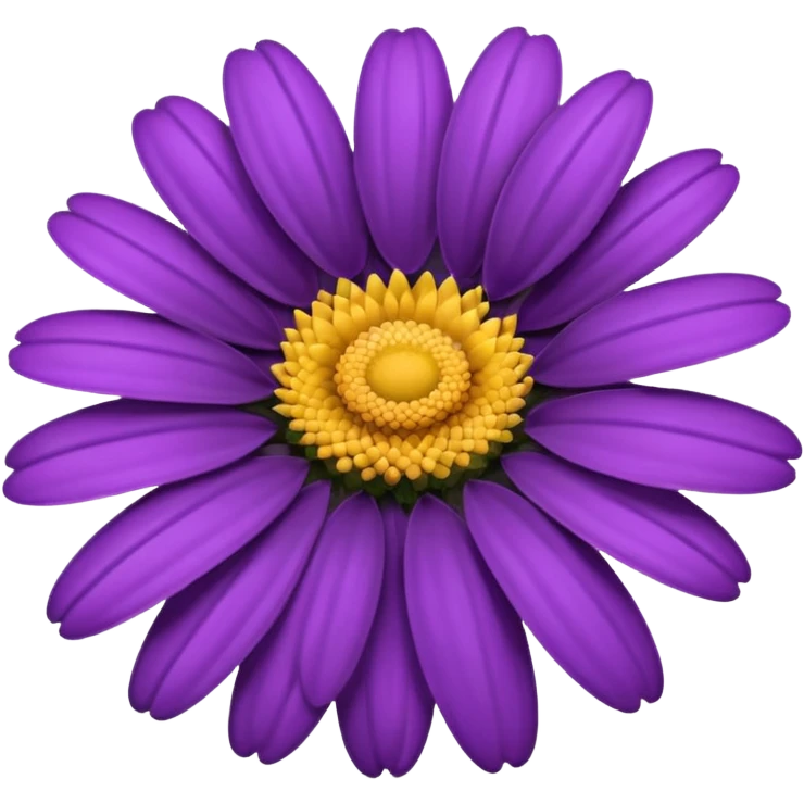purple daisy flower emoji
