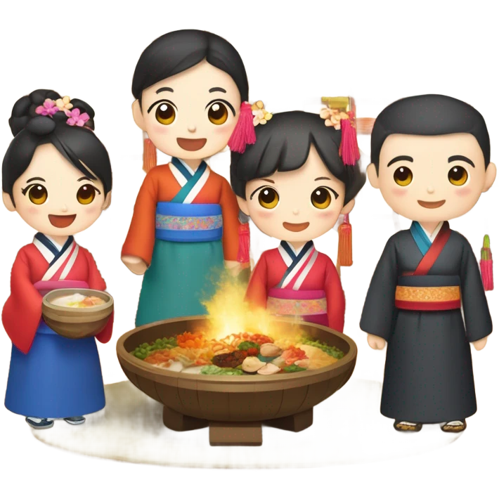 Korean lunar new year emoji
