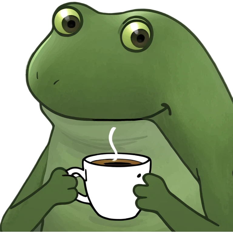 Sipping coffee  emoji