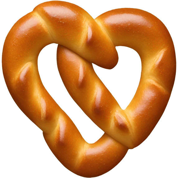 S shaped pretzel emoji