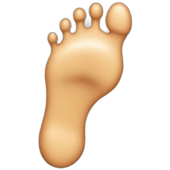 Foot emoji