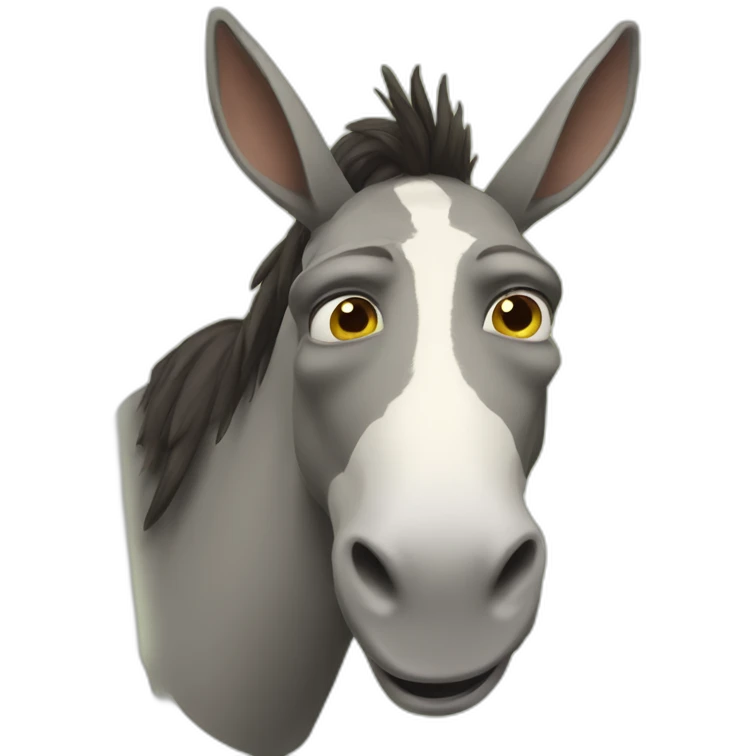 Burro re shrek emoji
