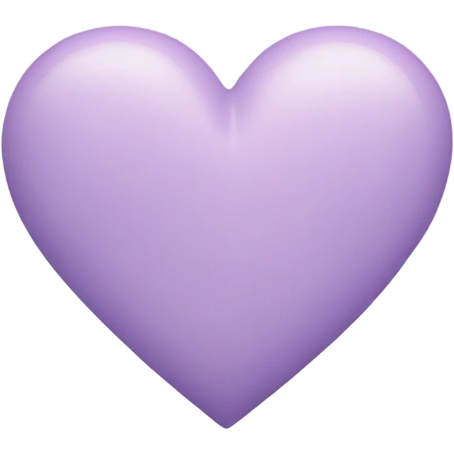 Pastel purple heart  emoji