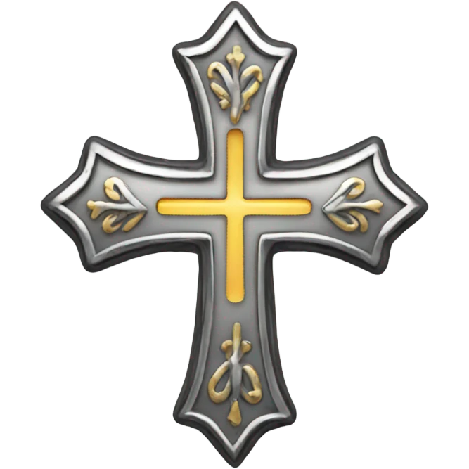 Crome heart cross emoji