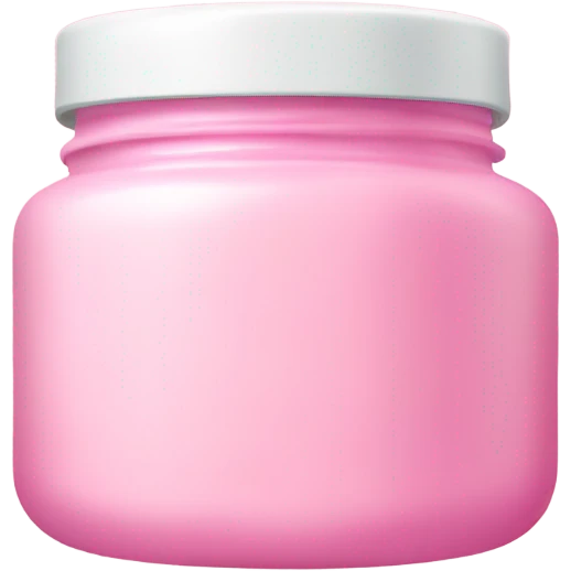 Pink face cream  emoji