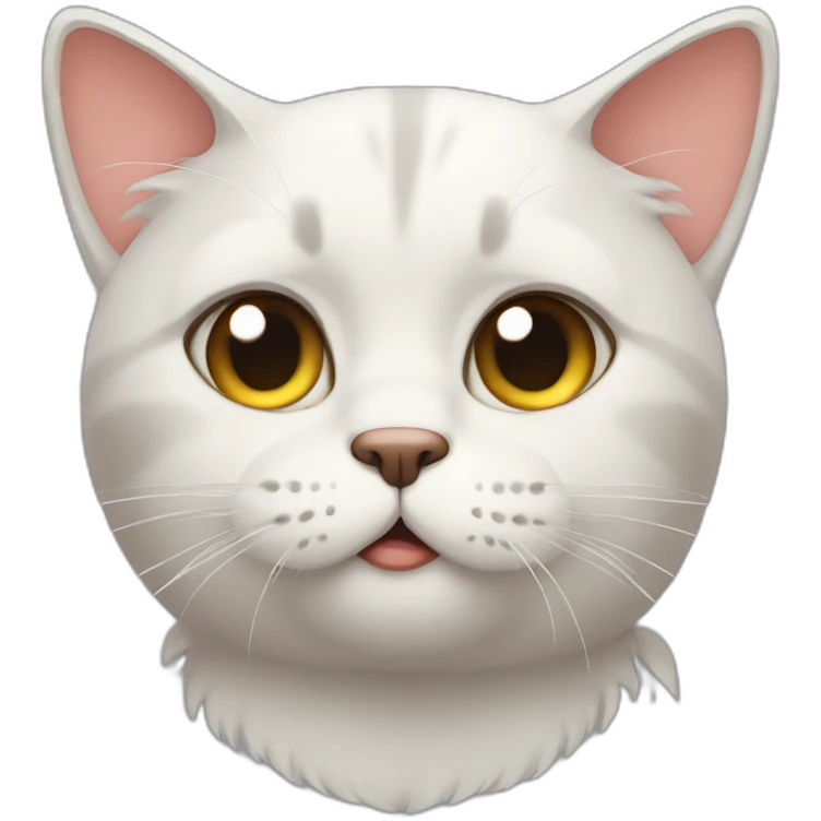 Disappointed cat emoji