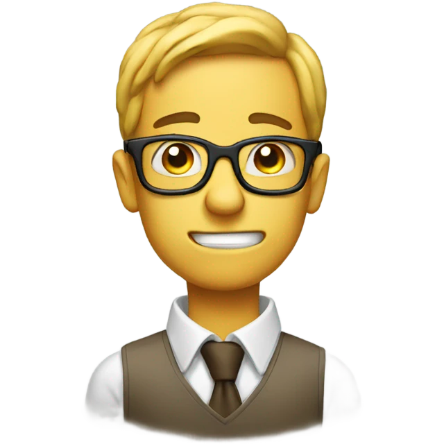 nerd smelly emoji