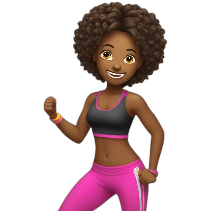 zumba girl sport emoji