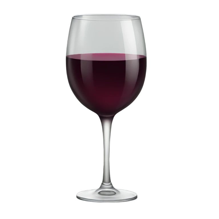 Wine glass emoji