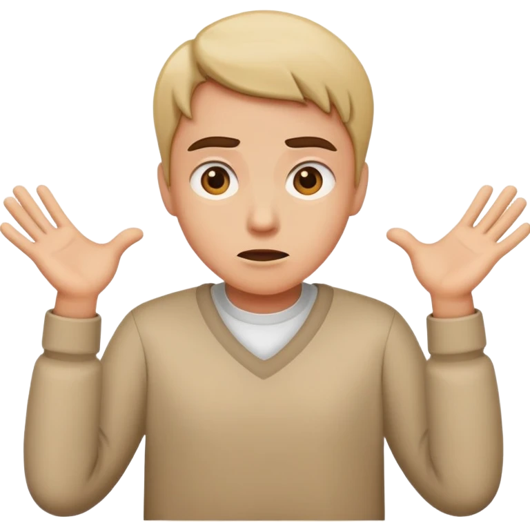 shrug gesture emoji