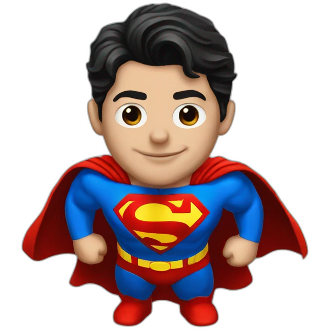 Superman movie dc realistic emoji