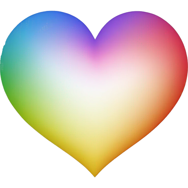 rainbow heart  emoji
