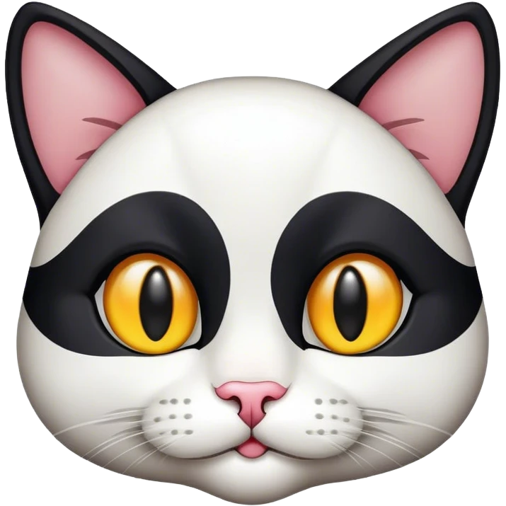 Arab tuxedo cat emoji