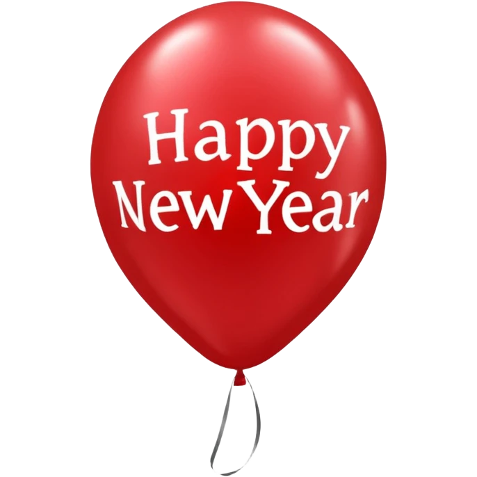 ballon de fete bonne année emoji