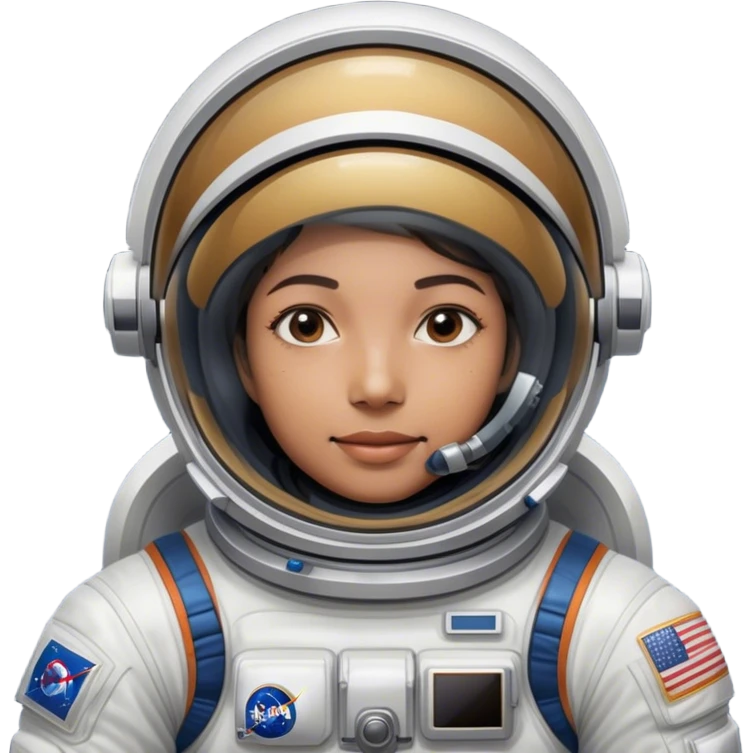 👨‍🚀 Cinematic Realistic Astronaut – A highly detailed depiction of an astronaut in a state-of-the-art space suit, floating weightlessly in the vast expanse of space. The reflective visor hides the face so we do not see the astronauts face, while intricate suit details and soft lighting create an immersive sense of realism. emoji