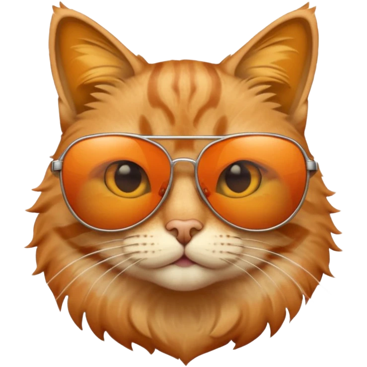 Cat wearing sunglasses emoji