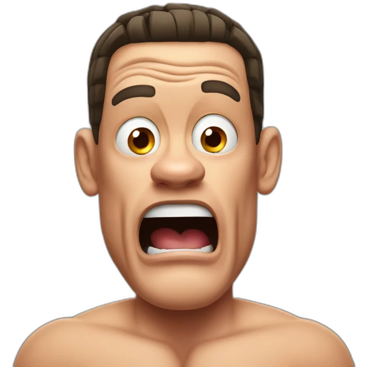 Shocked John Cena emoji