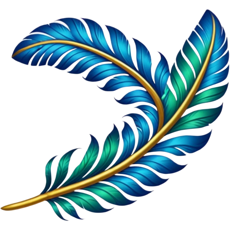 Krishna Feather emoji emoji