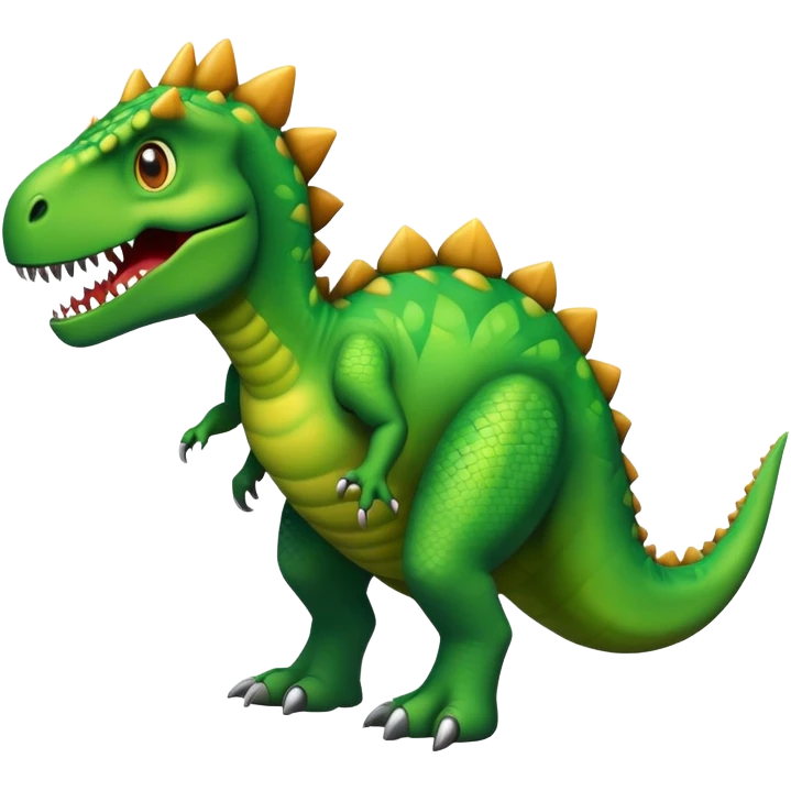 Freaky dinosaur getting crazy  emoji