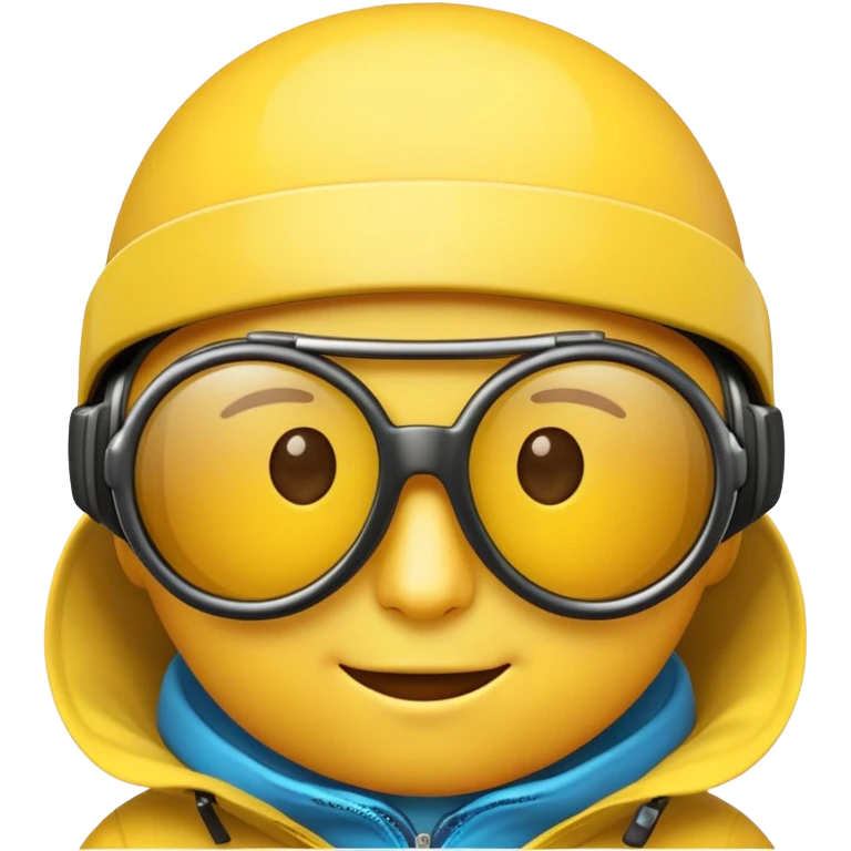 Emoji wearing ski glasses emoji