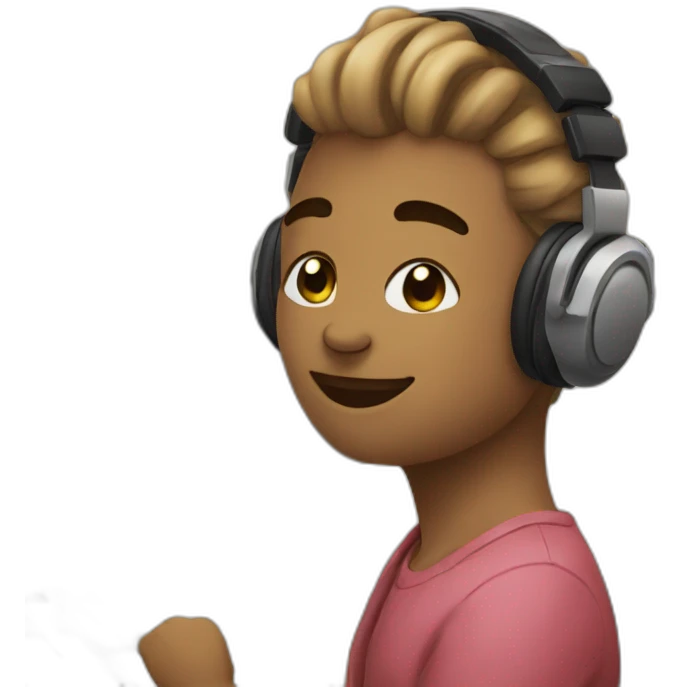 love listening music emoji