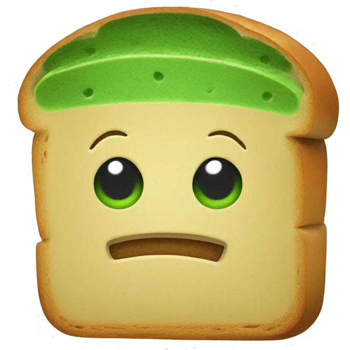 Green bread emoji