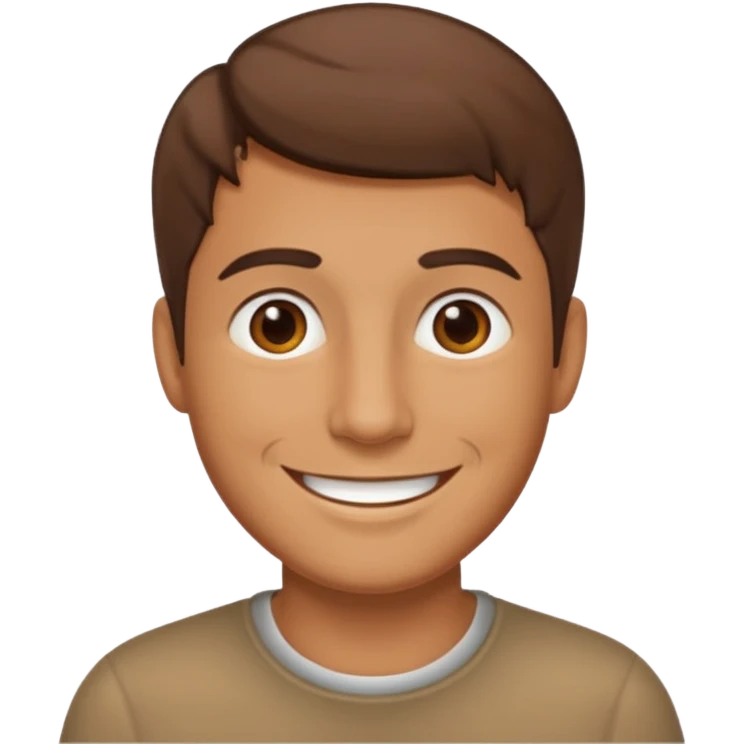 Fat tan man emoji emoji