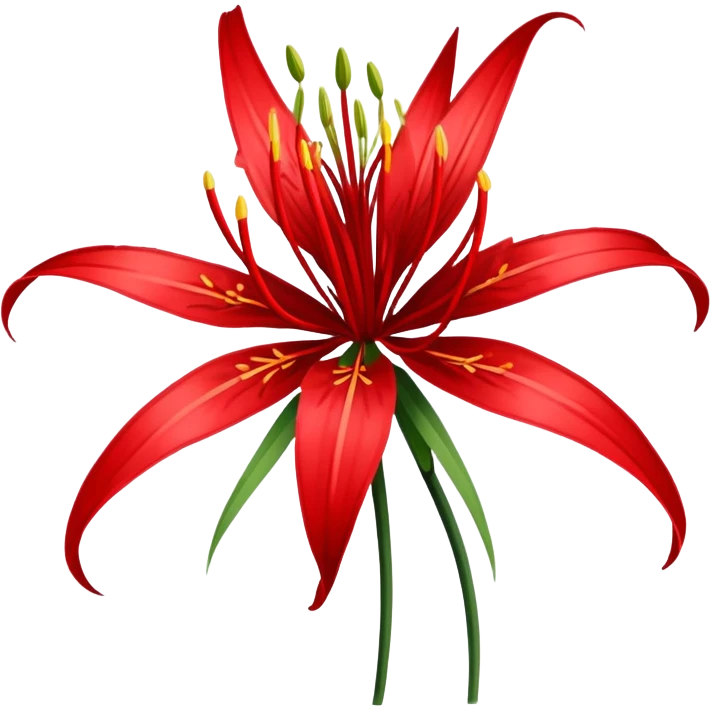 Red spider lily  emoji