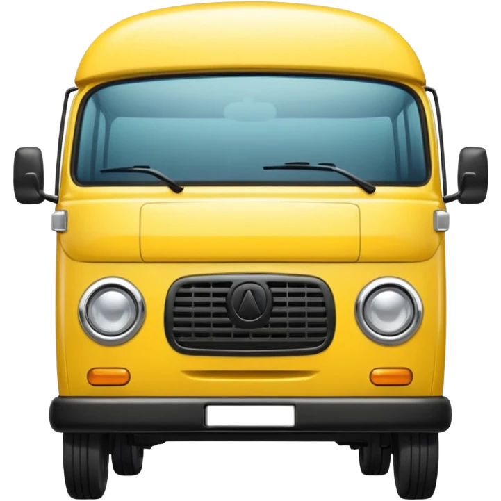 yellow minibus emoji