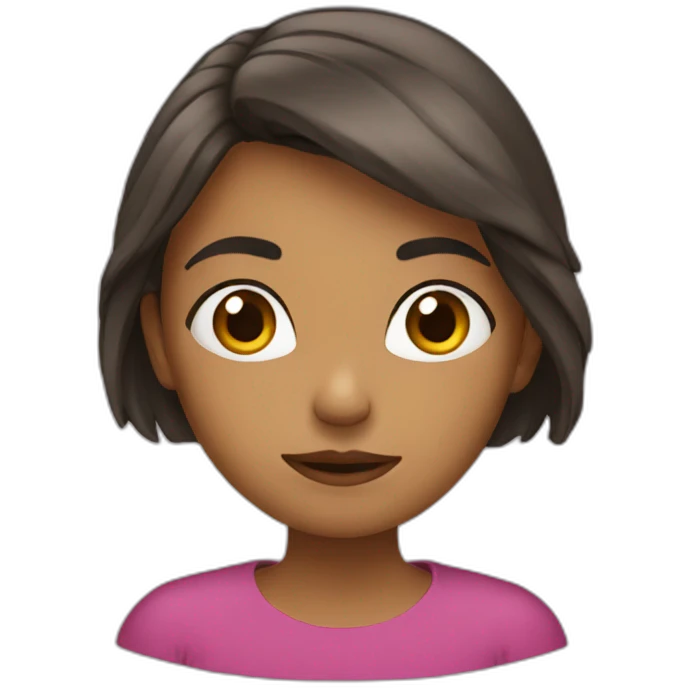 Fille qui a faim emoji