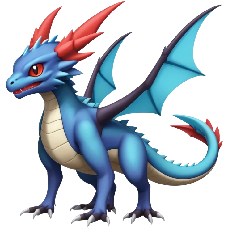 Noivern-Salamence-Nargacuga-hybrid full body emoji