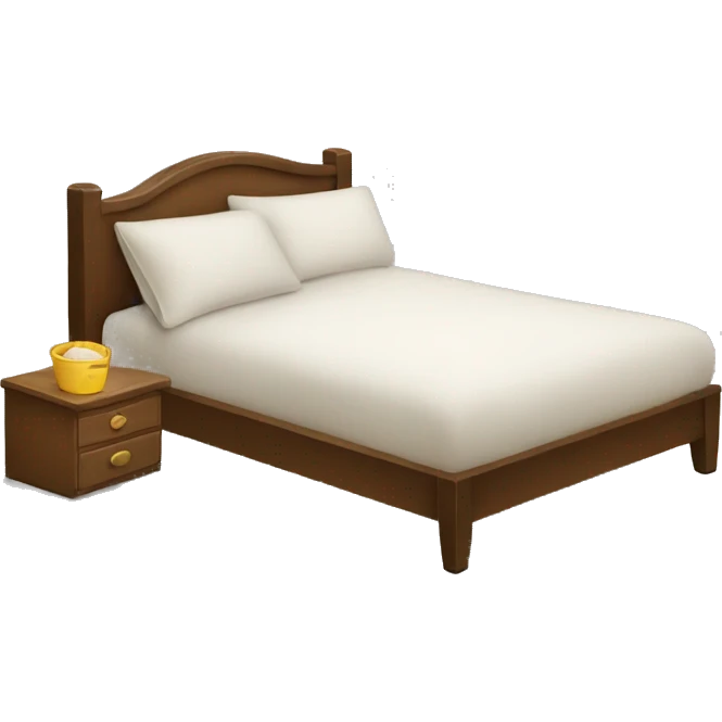 big comfortable bed emoji
