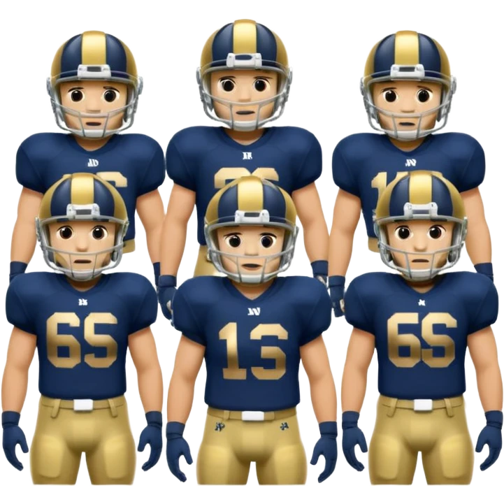 Notes Dame football  emoji