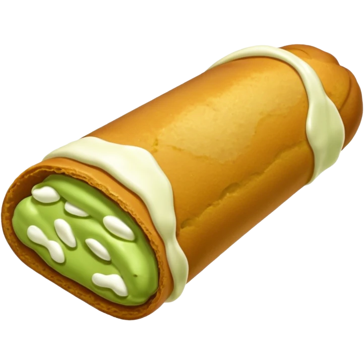 A pistachio cannoli  emoji