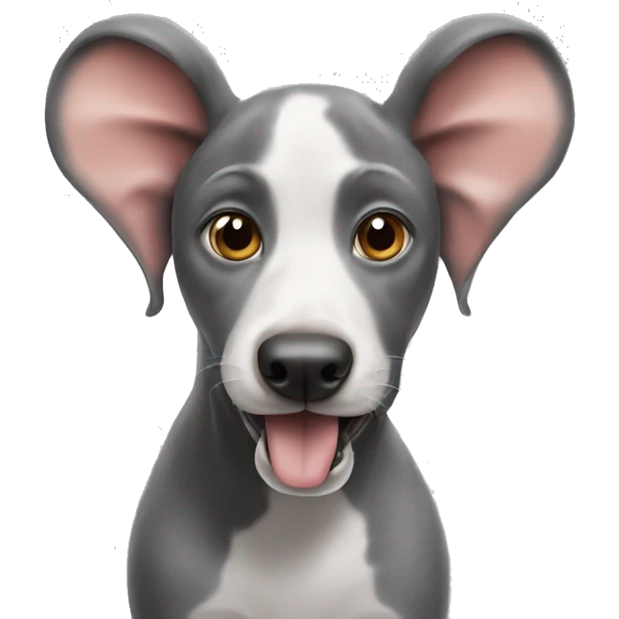 dog with elephent emoji