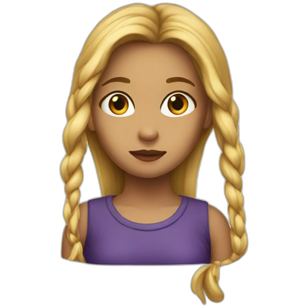 a girl her now broke emoji