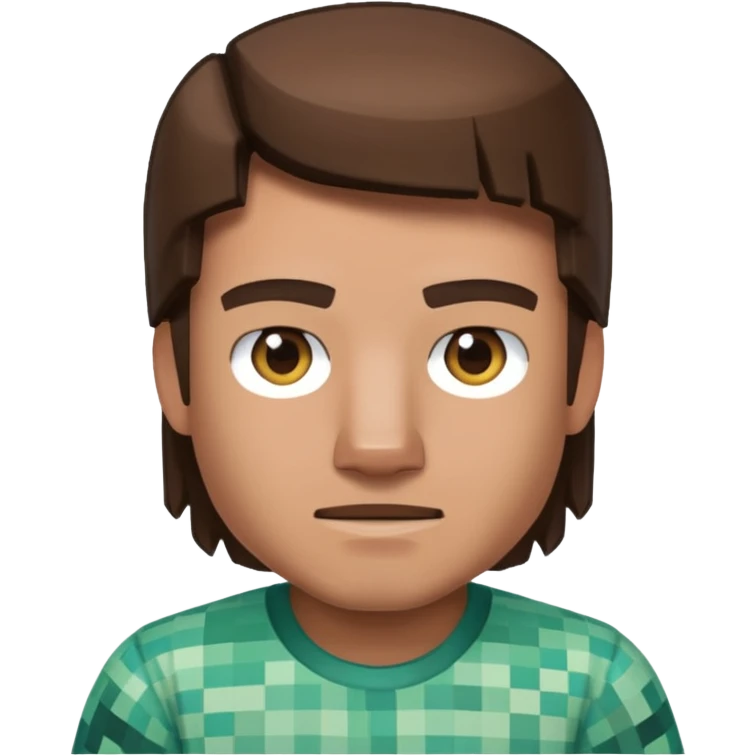 Steve from Minecraft emoji