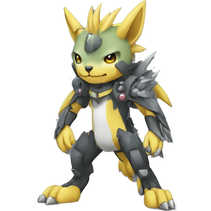  kawaii cool edgy Digimon-Fakemon-animal full body emoji